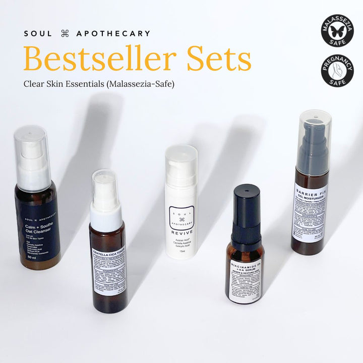 Bestseller Sets: Clear Skin Essentials (Malassezia-Safe)