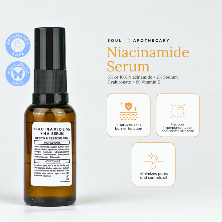 Niacinamide+ HA Serum (5% or 10%)