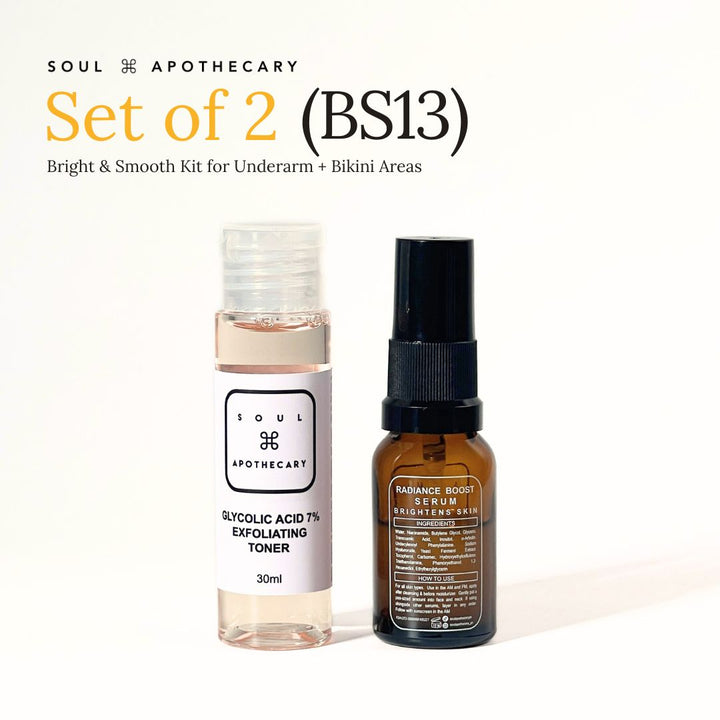 Bestseller Sets: Bright & Smooth Kit for Underarms + Bikini Areas