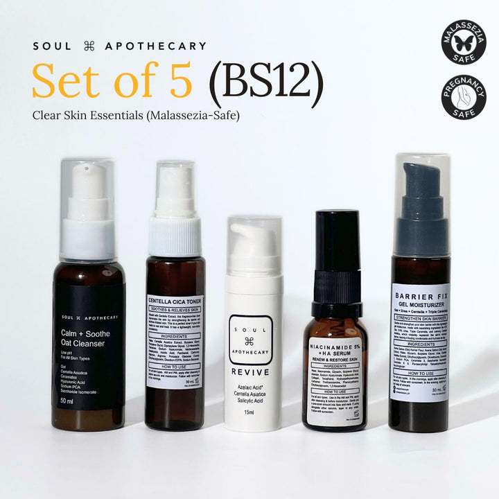 Bestseller Sets: Clear Skin Essentials (Malassezia-Safe)