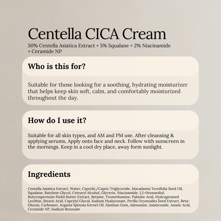 Centella CICA Cream